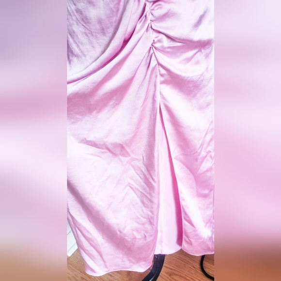 Faux Silk midi skirt - Picture 5 of 5